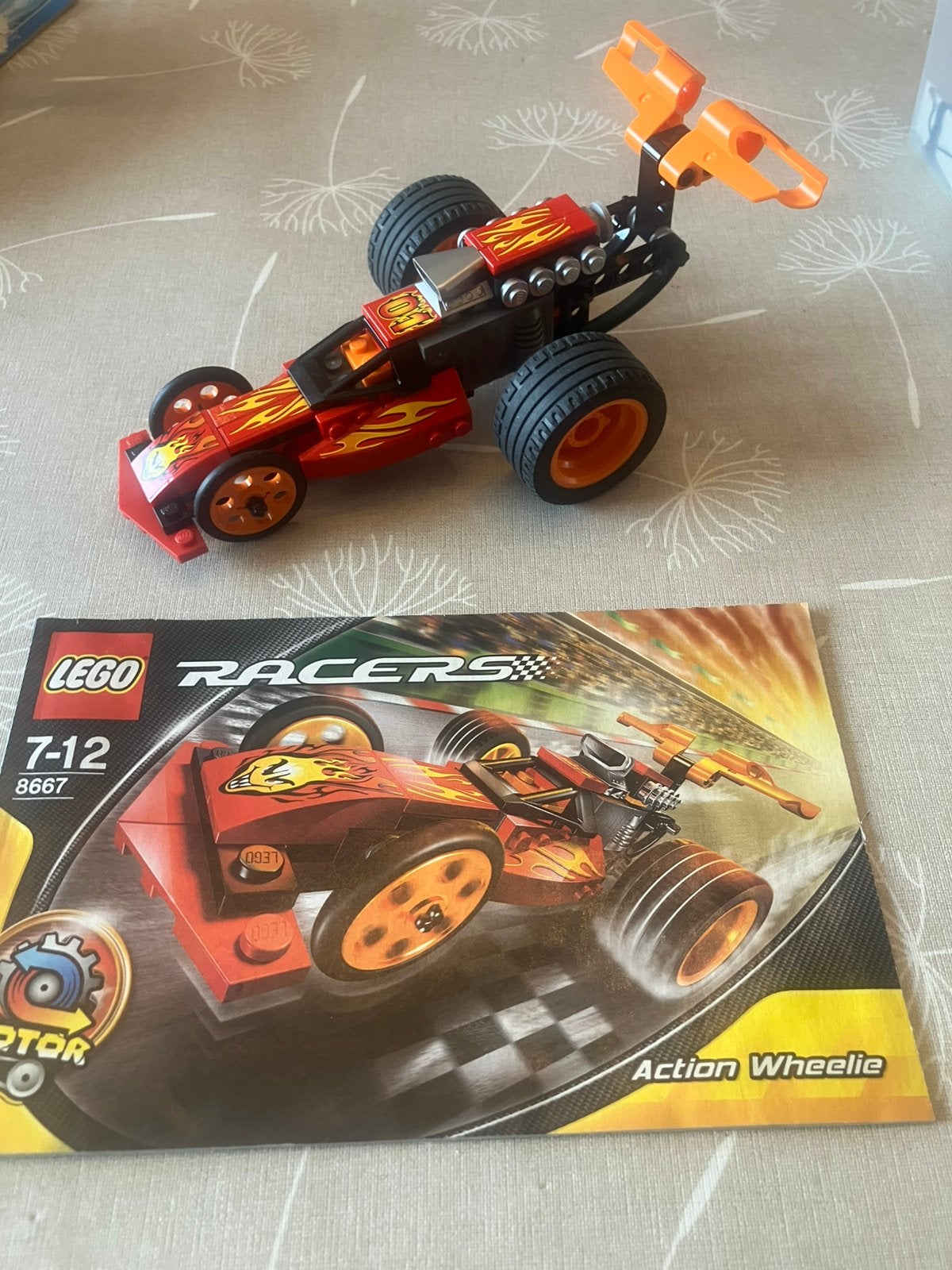 Lego racers 8667 action wheelie, Kinderen en Baby's, Ophalen of Verzenden, Gebruikt, Lego, Racers