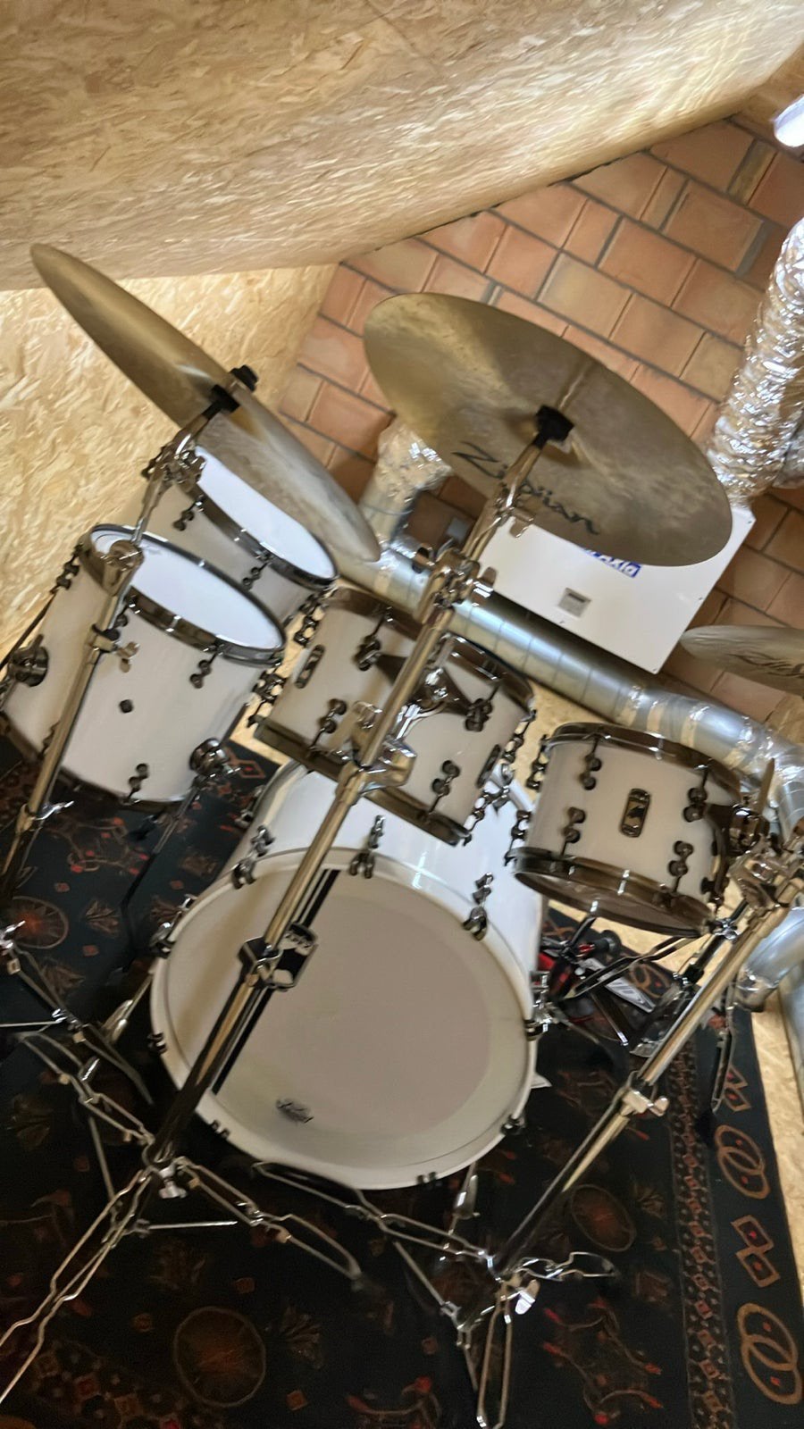 ! ZEEEEEEER DRINGEND !MAPEX BLACK PANTHER DRUMKIT / Zildjan., Musique & Instruments, Enlèvement, Comme neuf
