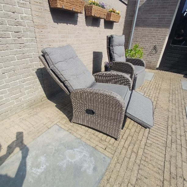 2 wicker relax fauteuils, Tuin en Terras, Ophalen, Wicker
