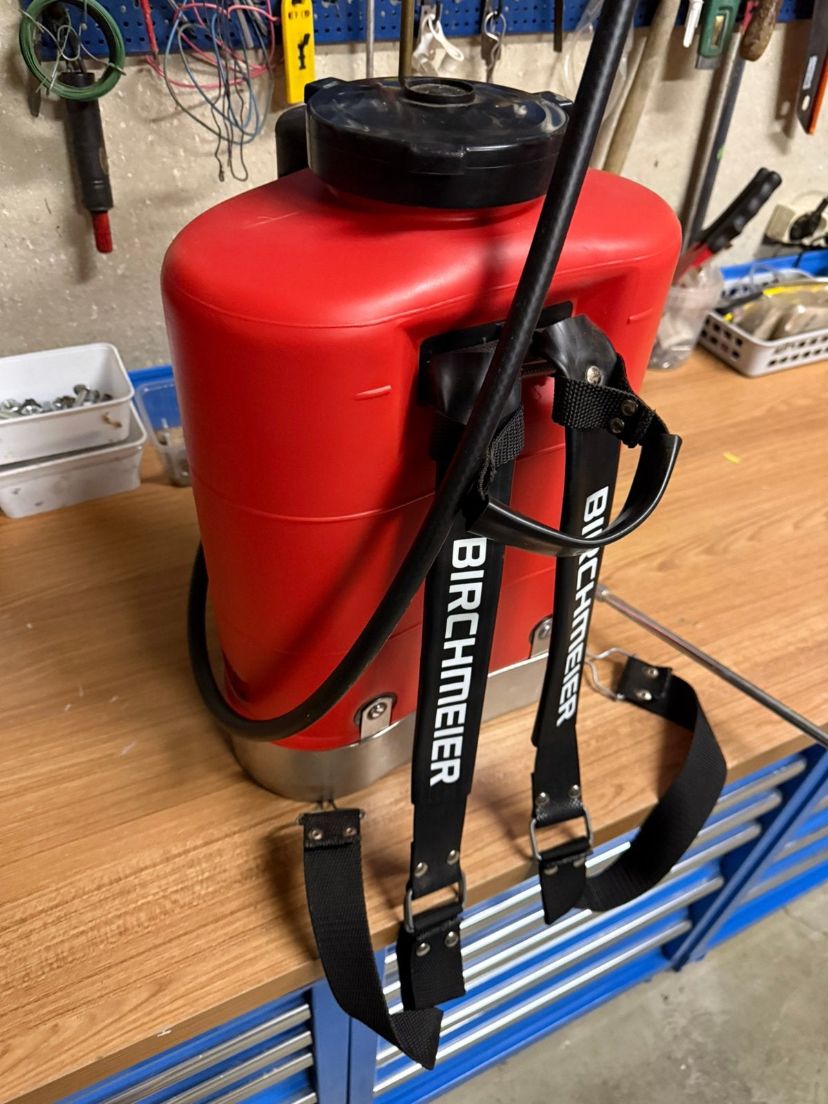 Rugsproeier 15 l birchmeier, Ophalen, Zo goed als nieuw