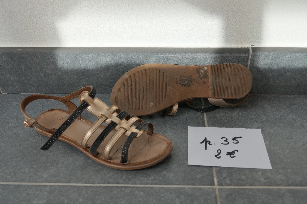 Sandales / sandalettes enfants, pointure 21, 29, 33, 35, Enlèvement ou Envoi, Utilisé, Garçon ou Fille, Chaussures