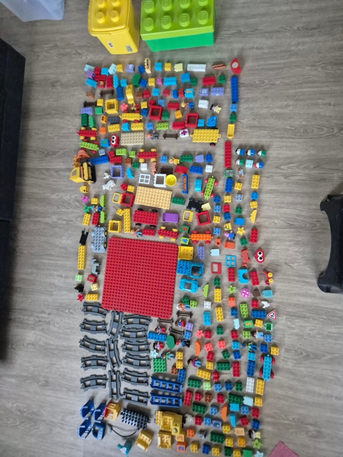 Grote partij LEGO Duplo oa trein, rails, bijzondere stukken, Enlèvement