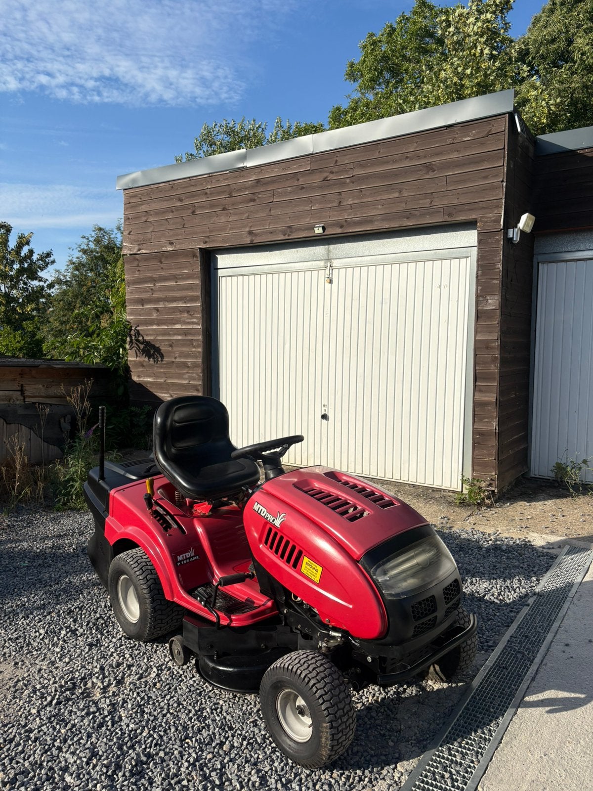 Tracteur, tondeuse MTD  PRO, Enlèvement ou Envoi, Comme neuf, Bac de ramassage