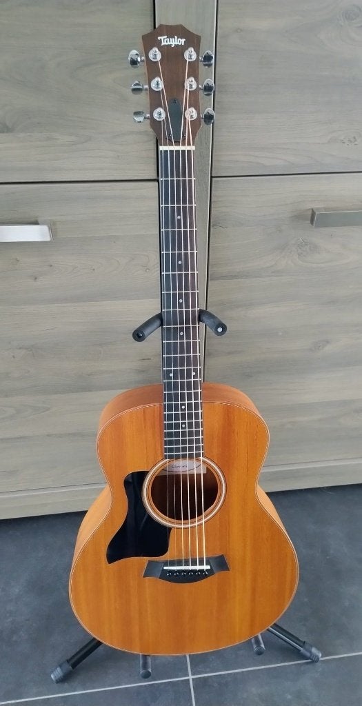 Linkshandige akoestische gitaar Taylor GS Mini Mahogany, Ophalen of Verzenden, Zo goed als nieuw, Western- of Steelstringgitaar