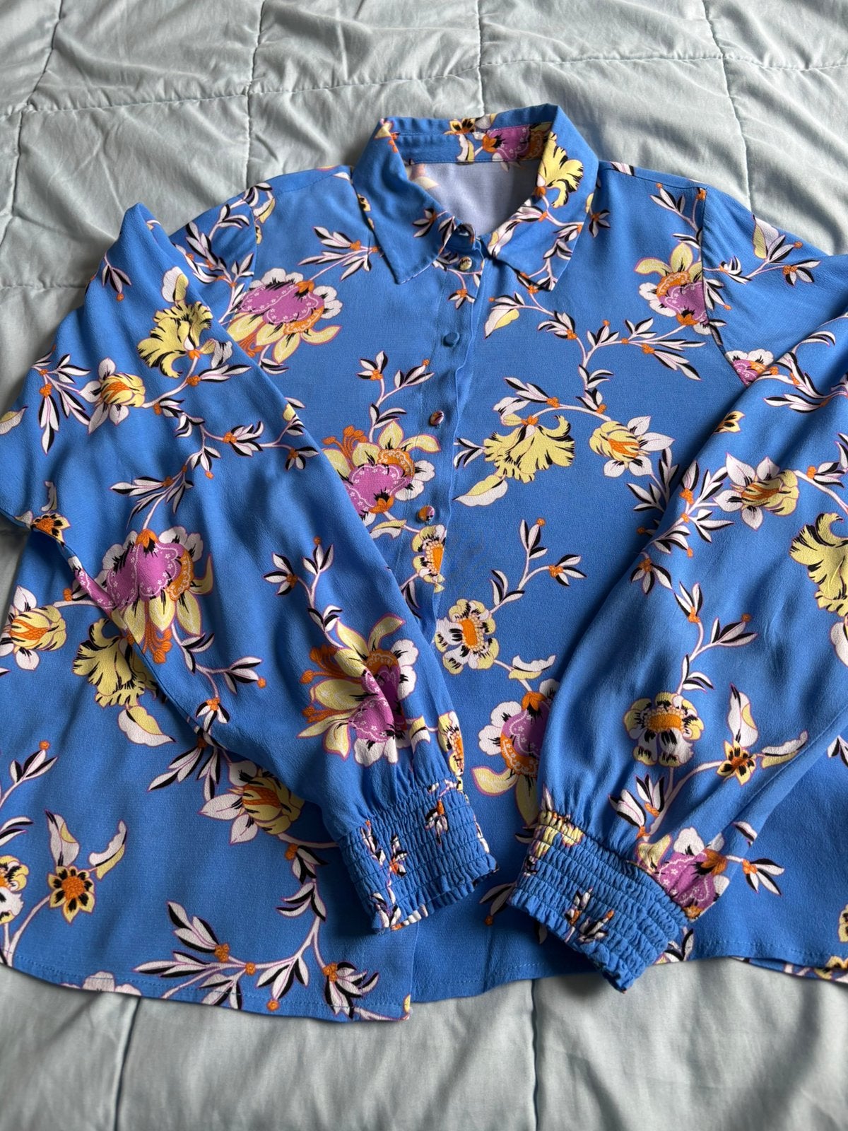 Blouse, Kleding | Dames, Ophalen, Zo goed als nieuw, Maat 42/44 (L)
