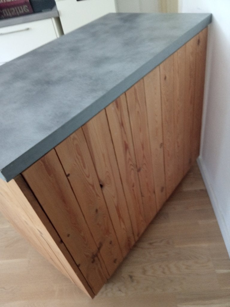 meuble rangement bois/plan de travail 20€, Enlèvement, Utilisé, Style industriel