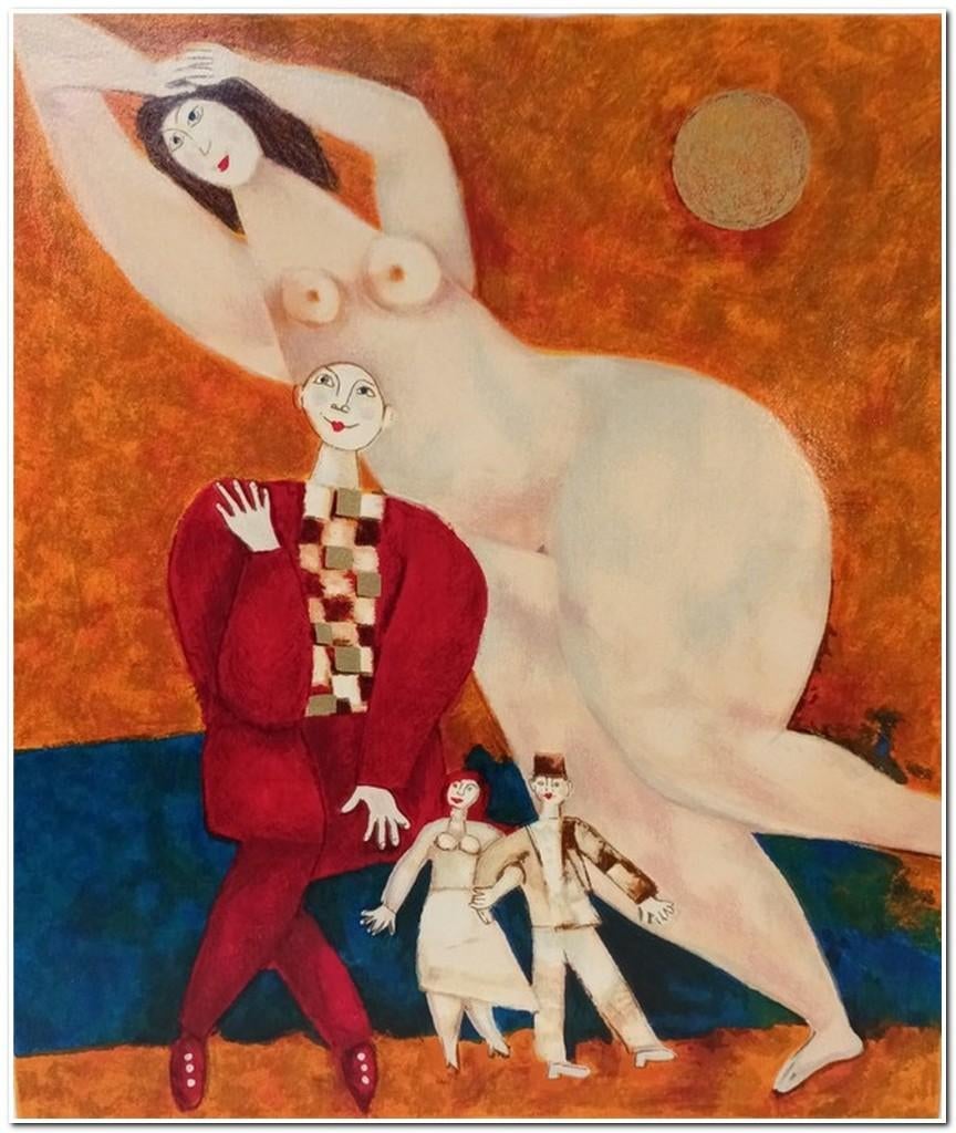 Harry Guttman (1933-2015) - Seriegrafie op papier, Enlèvement