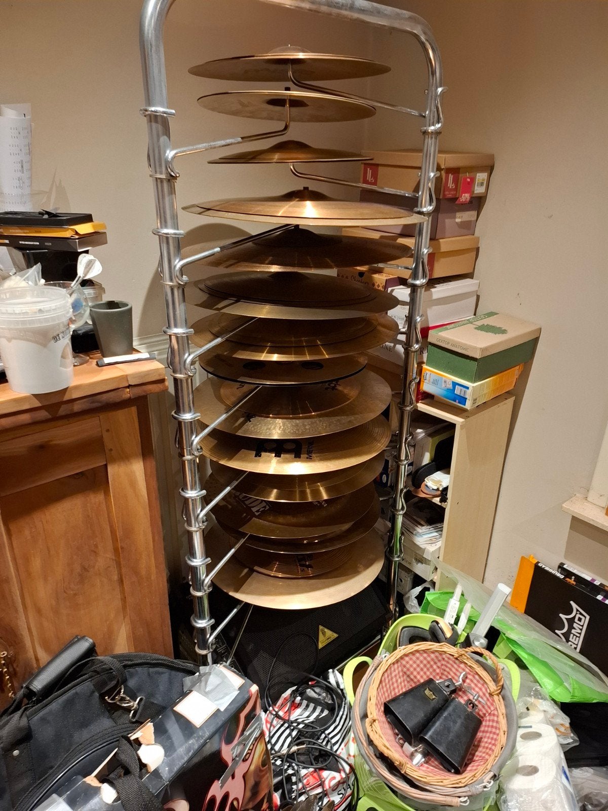 veel verschillende cymbalen voor uw drumstel in zgst, Ophalen of Verzenden, Zo goed als nieuw, Drums of Percussie
