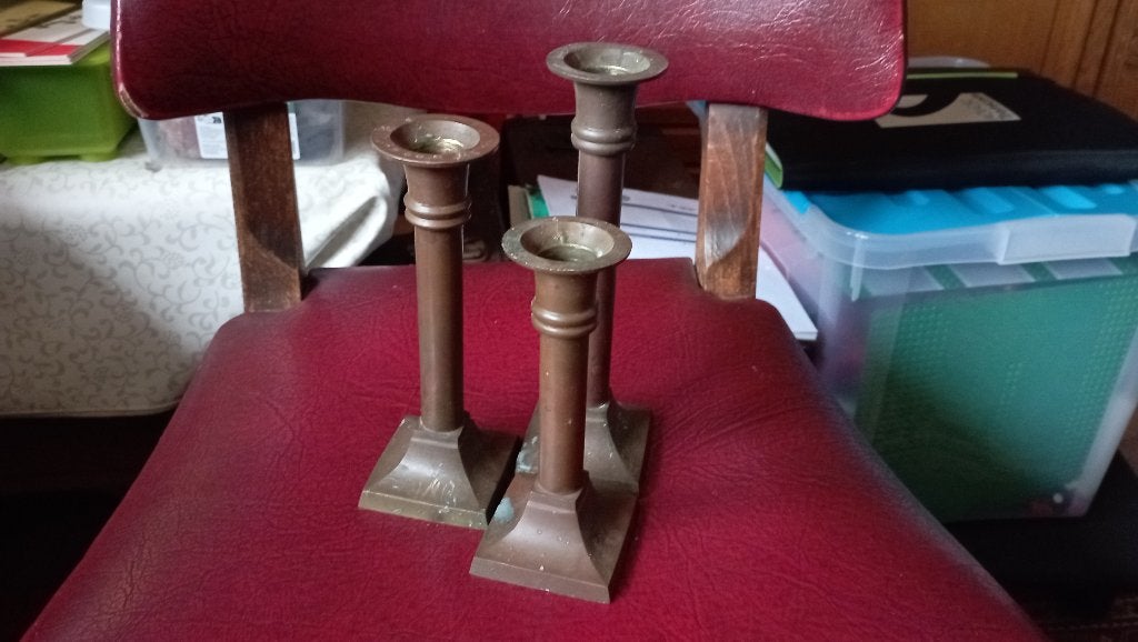 Te koop : 5 kandelaars, Ophalen of Verzenden, Zo goed als nieuw, Kandelaar