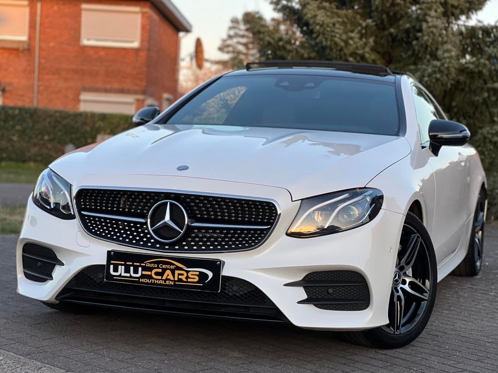 MERCEDES E 220 COUPE AMG PACK / 2017 / 51 DKM / NIGHT PACK, Automaat, 143 kW, Wit, Leder