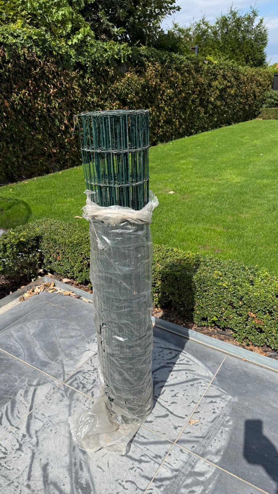 Groene draad 123cm hoog, Ophalen, Zo goed als nieuw, Draad