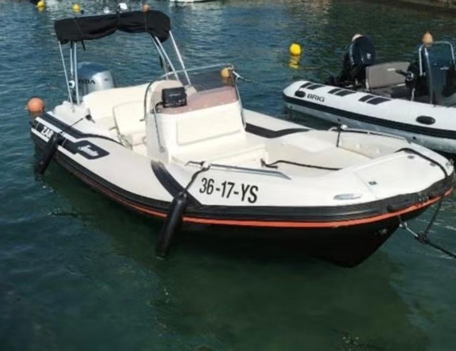 Zar 53 met Honda 135pk met Pega trailer, Ophalen, Gebruikt, Benzine, Overige materialen