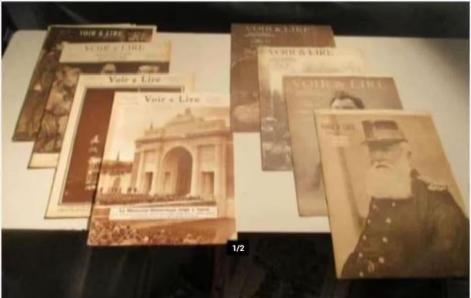 11 anciennes revues - Voir & Lire - 1926-1927, Enlèvement ou Envoi, Utilisé