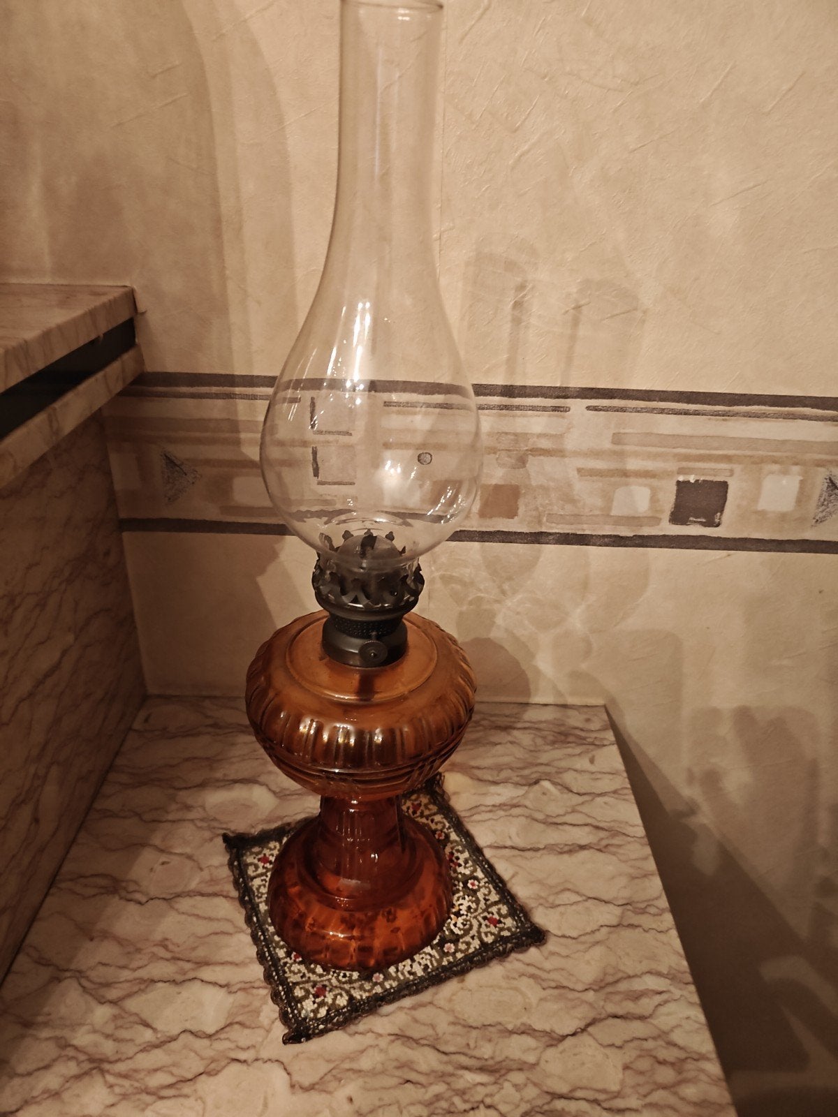 Olielamp, Enlèvement