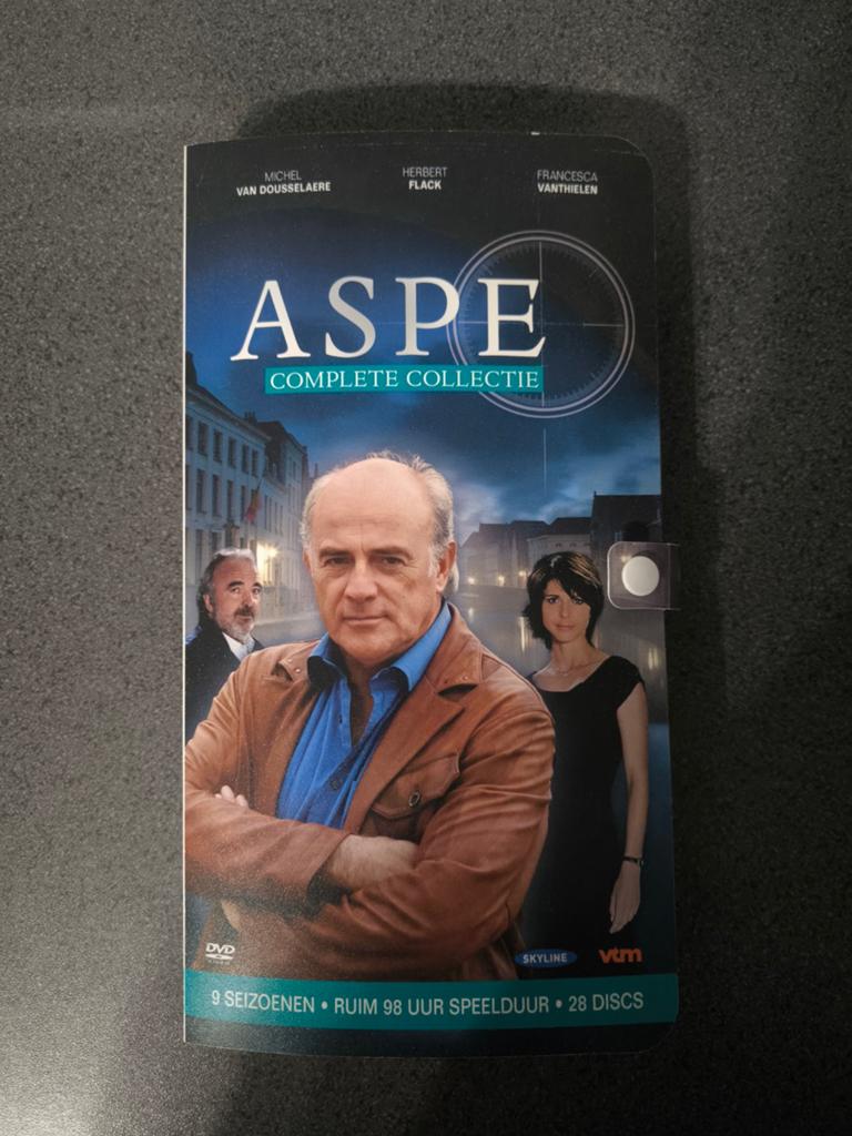 Volledige dvd collectie van Aspe in mooie verzamelmap, Enlèvement ou Envoi