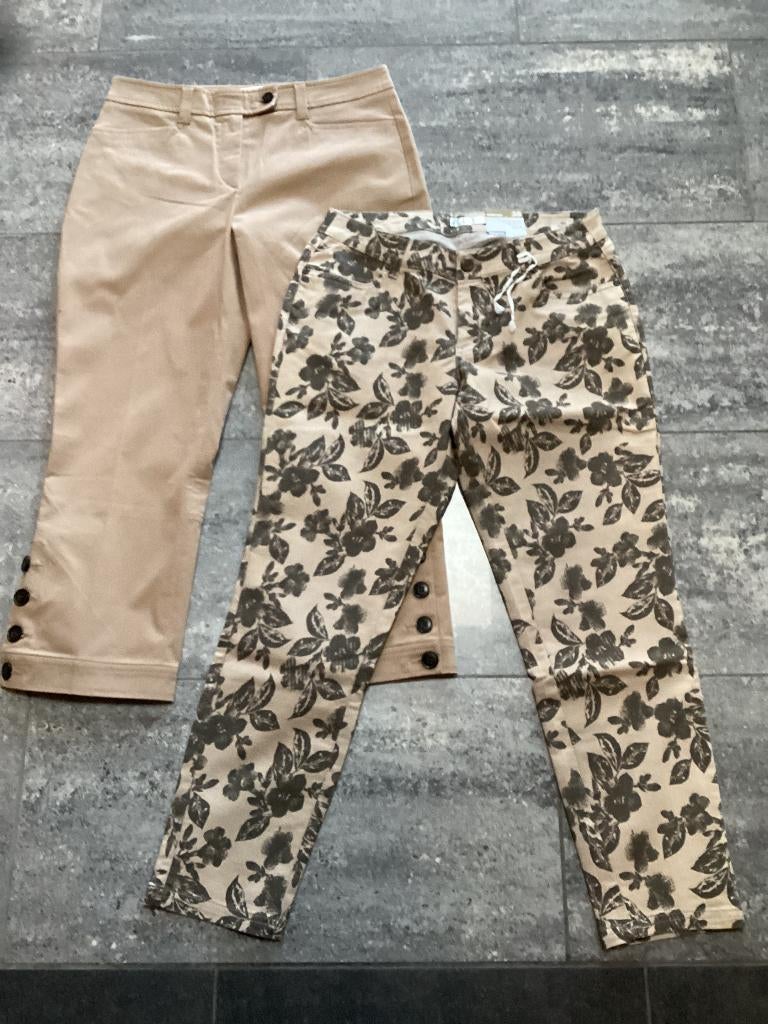 Broeken 7/8 nieuw 38, Kleding | Dames, Broeken en Pantalons, Maat 38/40 (M), Beige, Nieuw, Ophalen of Verzenden