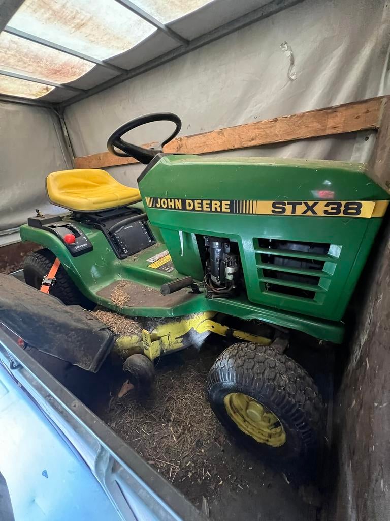 John Deere zitmaaier, Ophalen, Gebruikt