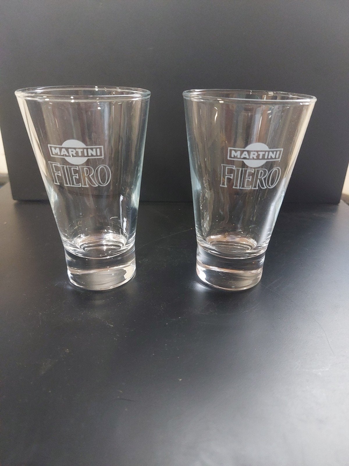 Martini fiero glaasjes, Verzamelen, Glas en Drinkglazen, Ophalen of Verzenden, Nieuw, Borrel- of Shotglas