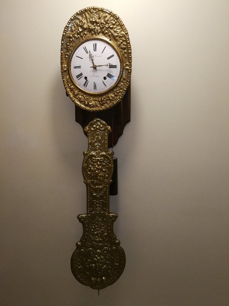 Horloge comtoise en état de marche, Enlèvement