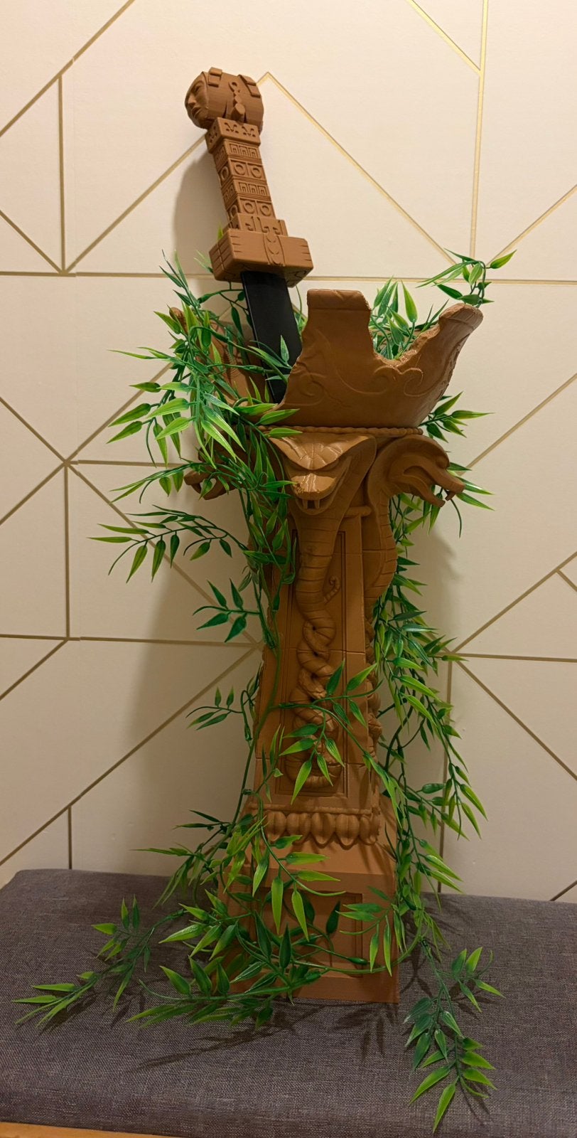 Decoratie vaas Indiana Jones., Ophalen, Zo goed als nieuw