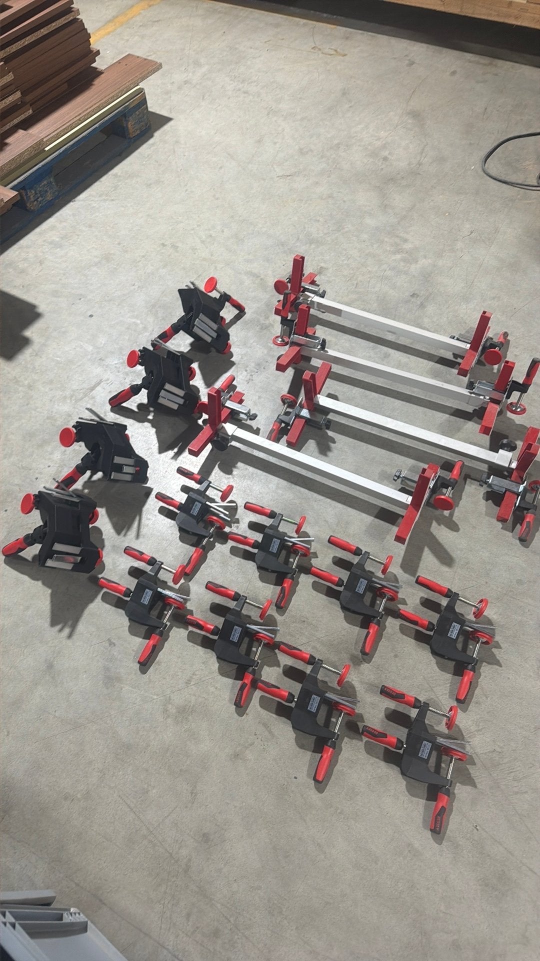 Bessey set kozijnspanners, Ophalen, Zo goed als nieuw