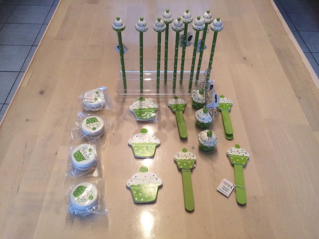 Cupcake groen van BB collectie UITVERKOOP, Ophalen of Verzenden, Nieuw, Kraamcadeau