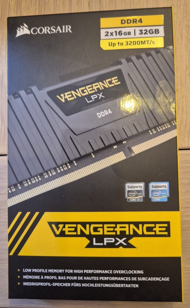 Corsair Vengeance LPX DDR4 32 GB (2x16GB) CMK32GX4M2E3200C16, 32 GB, DDR4, Nieuw, Ophalen of Verzenden