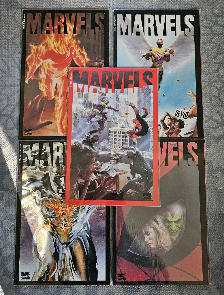 Marvels #0 + #1-4 (completed - 1994), Série complète ou Série, Enlèvement ou Envoi, Utilisé