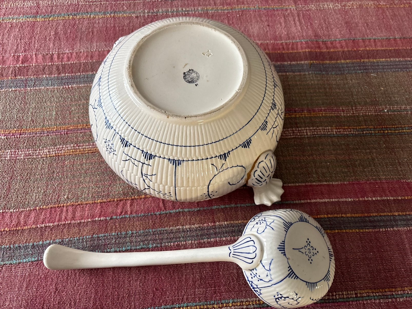 Joli bol à soupe et magnifique cuillère | Boch Copenhagen, Antiquités & Art, Enlèvement