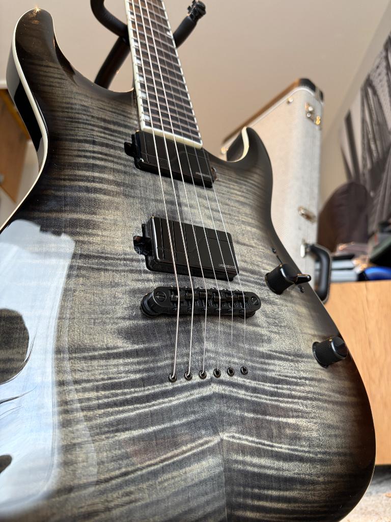ESP LTD MH1000 charcoal burst 2025, Ophalen, Zo goed als nieuw, Solid body, Overige merken