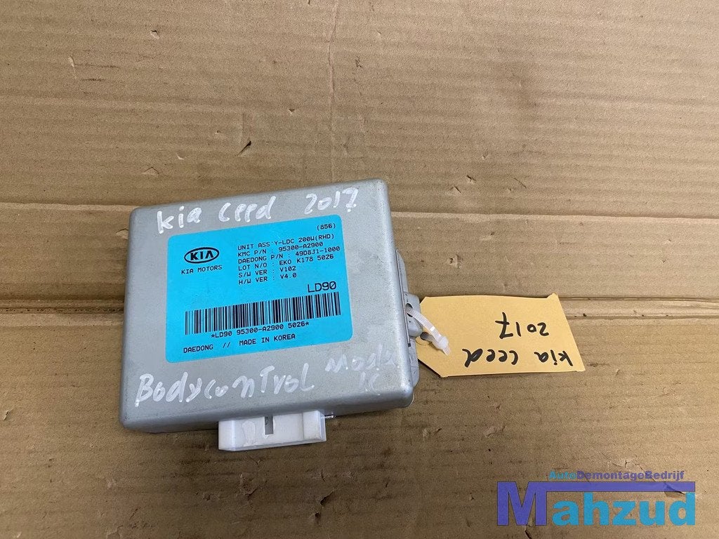 KIA CEE'D BCM Body controle module 95300A2900 2012-2019, Auto-onderdelen, Heolleung-ro 12
06797  Seoul, Info@kia.com, Kia Corporation