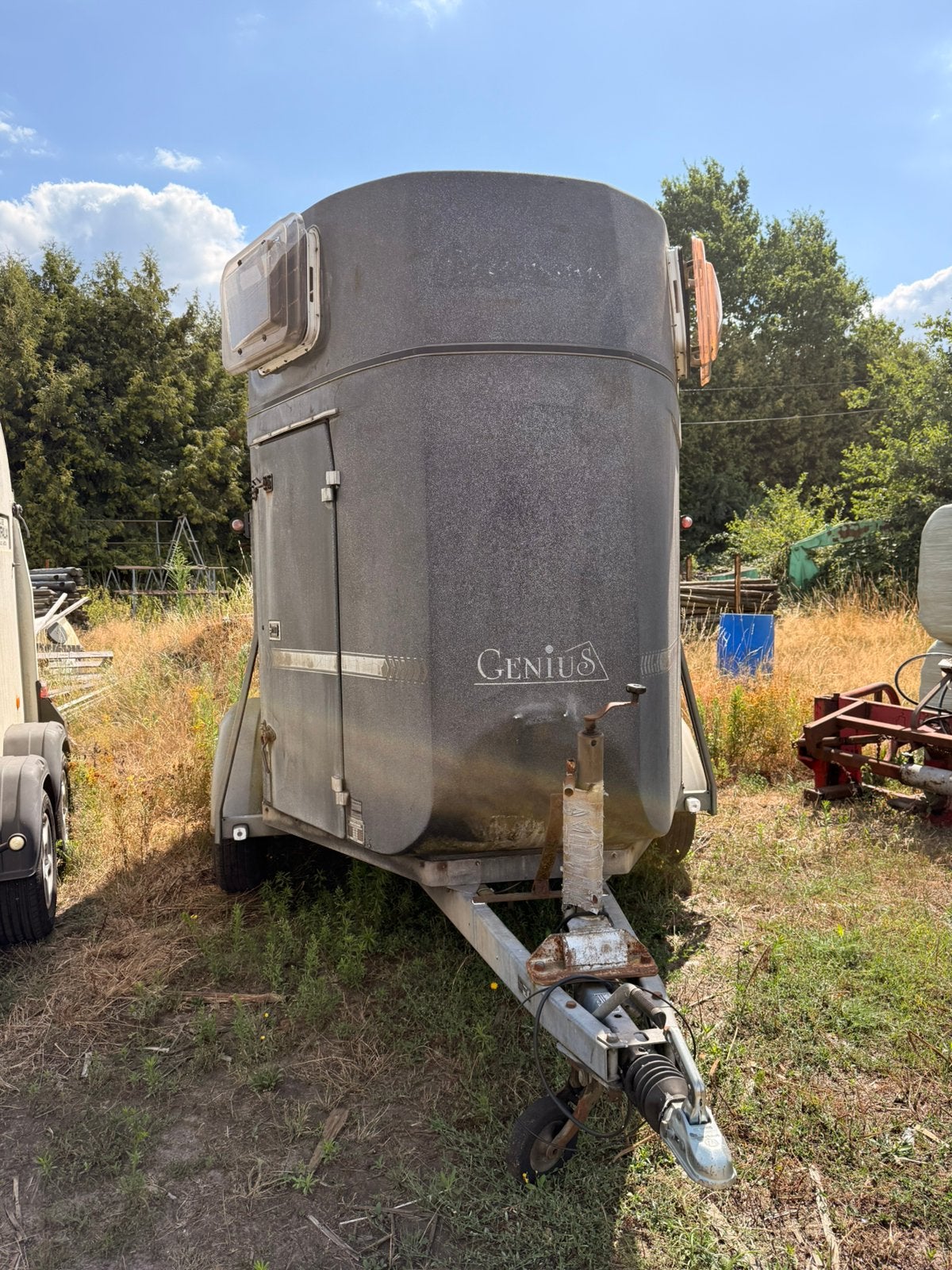 2 paardstrailer Bockmann, Animaux & Accessoires, Chevaux & Poneys | Semi-remorques & Remorques, Enlèvement, Polyester, Remorque 2 chevaux