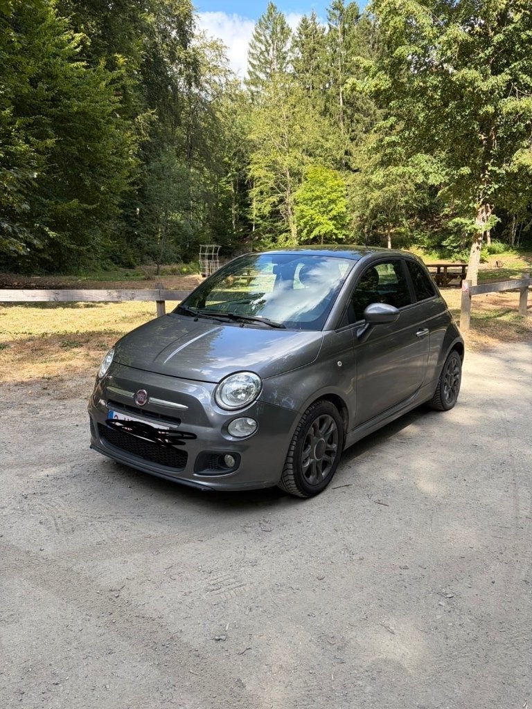 Fiat 500, Auto's, Automaat, 4 zetels, Zwart, Leder