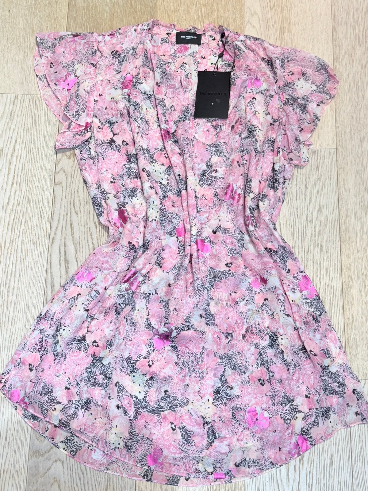 Neuve avec etiquette Valeir 255€ Robe The kooples T U, Enlèvement ou Envoi, Neuf, Jaune