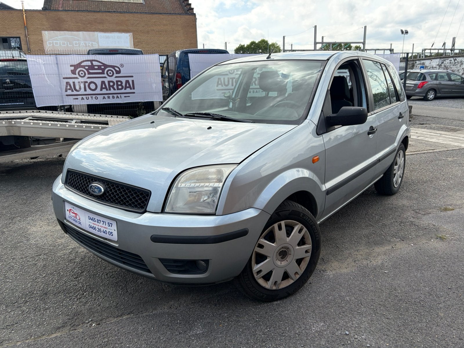 Ford Fusion 1.4i 16v 100, Autos, Argent ou Gris, Boîte manuelle, Entretenue par le concessionnaire, 5 portes
