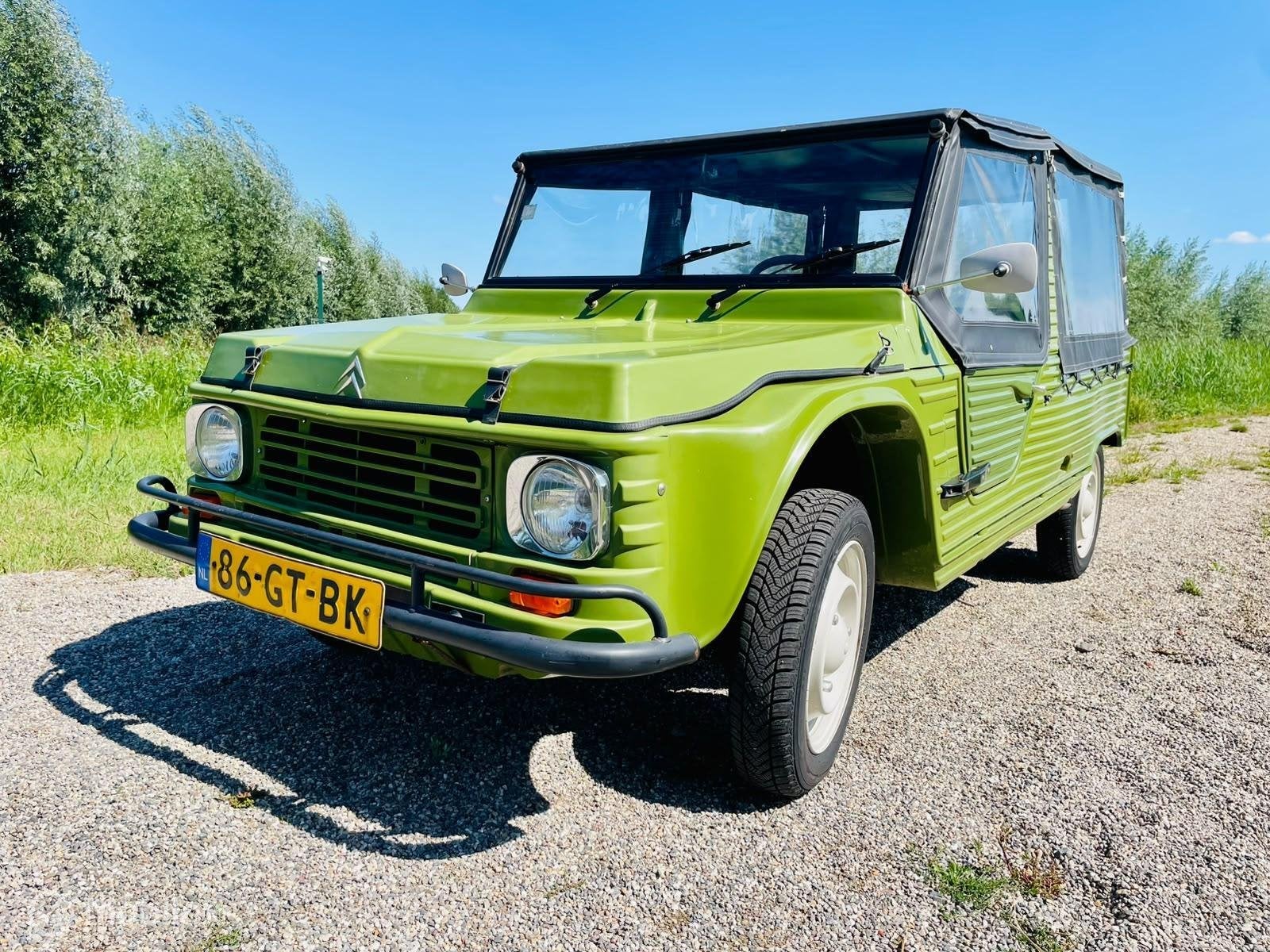 Mehari vert montana 4 pers. 01-1983 113.150 km, Auto's, Voorwielaandrijving, 4 zetels, Cabriolet, 31 pk