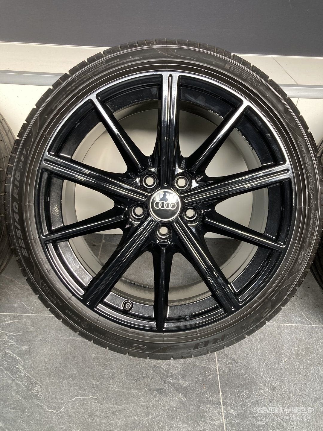 18” originele Audi A3 / S3 8P 8V 8Y velgen + banden 5x112, 18 inch, Gebruikt, -, -