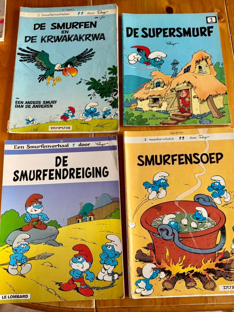 Smurfen strips, Boeken, Verzenden, Gelezen