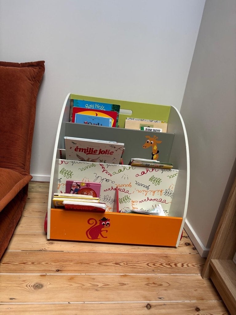 Bibliothèque enfant sur roulettes, Moins de 100 cm, Enlèvement, Utilisé, 50 à 100 cm