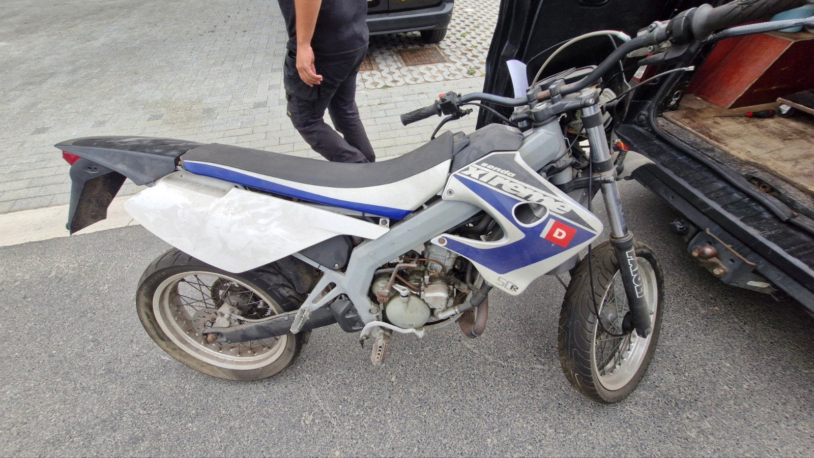 Derbi voor stukken, 50cc, Ophalen, Derbi