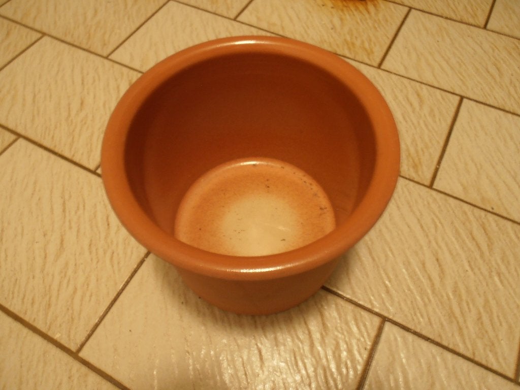 3 Terracotta potten, Ophalen, Zo goed als nieuw, Terracotta