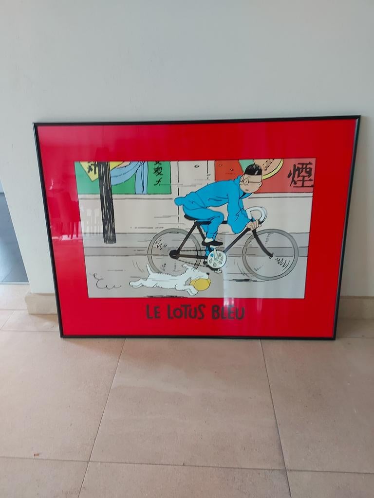 Kuifje in gekaderd, Antiek en Kunst, Ophalen