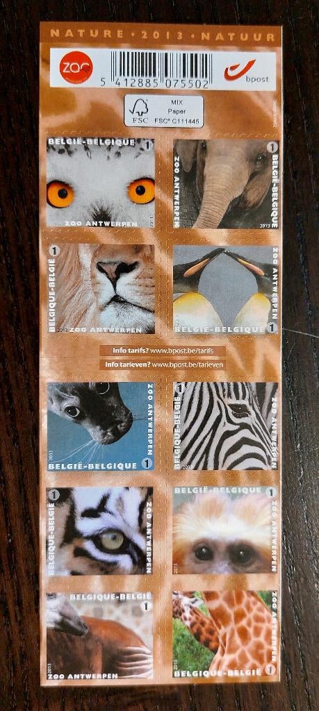 België: ZOO Antwerpen - B140, Postzegels en Munten, Orginele gom, Ophalen of Verzenden, Zonder stempel, Postfris