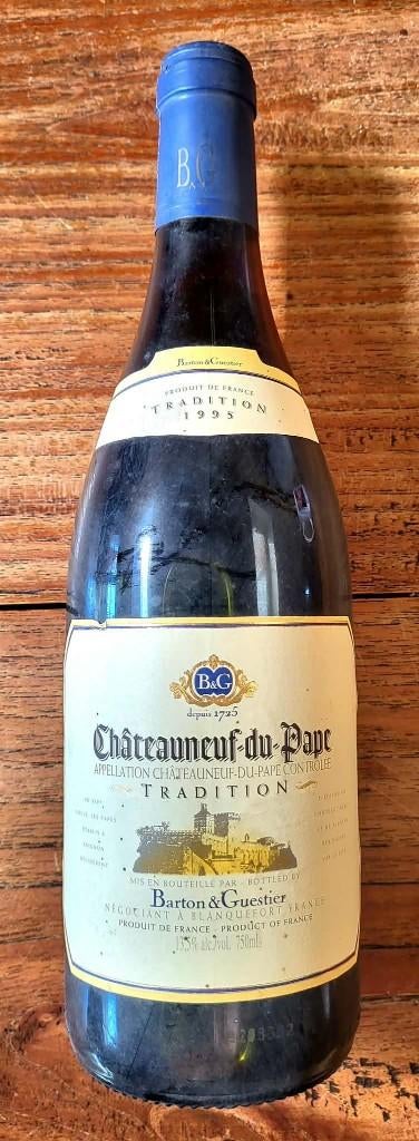 Châteauneuf-du-Pape  1995, Ophalen of Verzenden, Rode wijn, Vol
