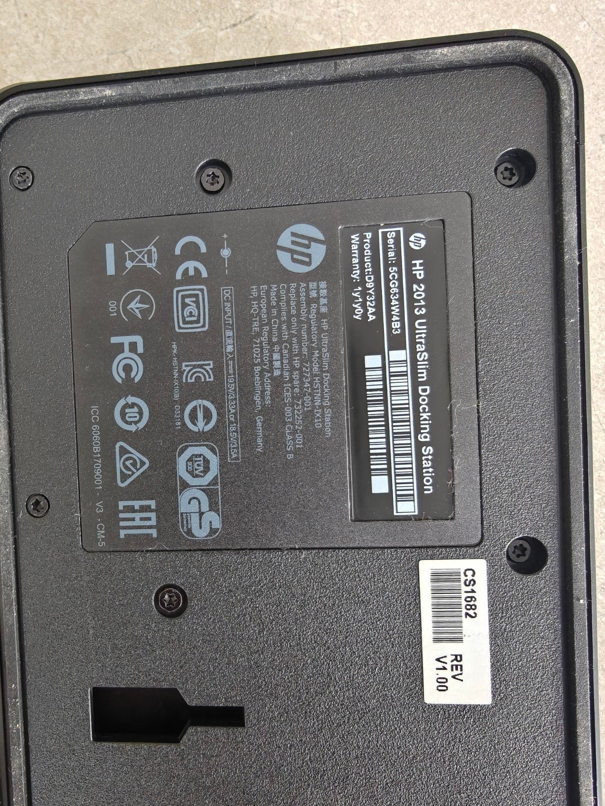 hp 2013 ultraslim docking station, Enlèvement ou Envoi, Station d'accueil, Portable