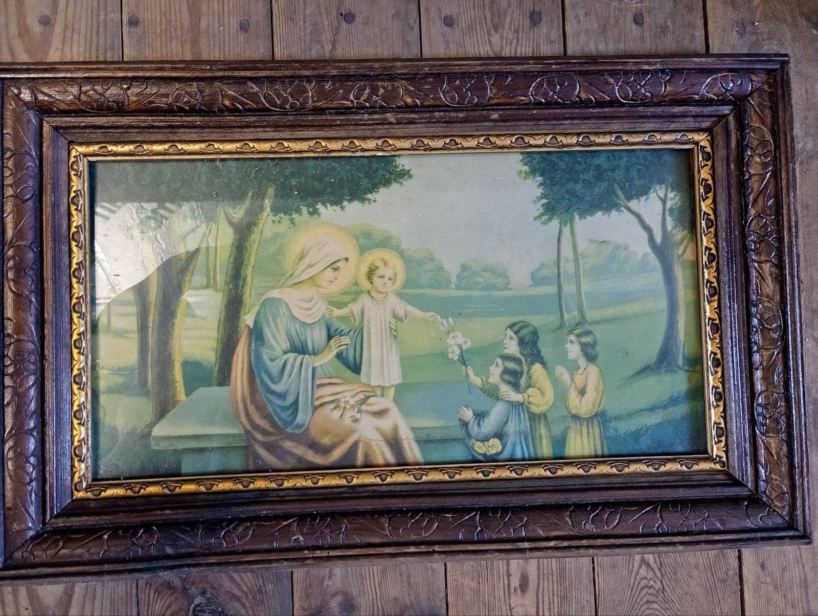omkadering en foto, Ophalen