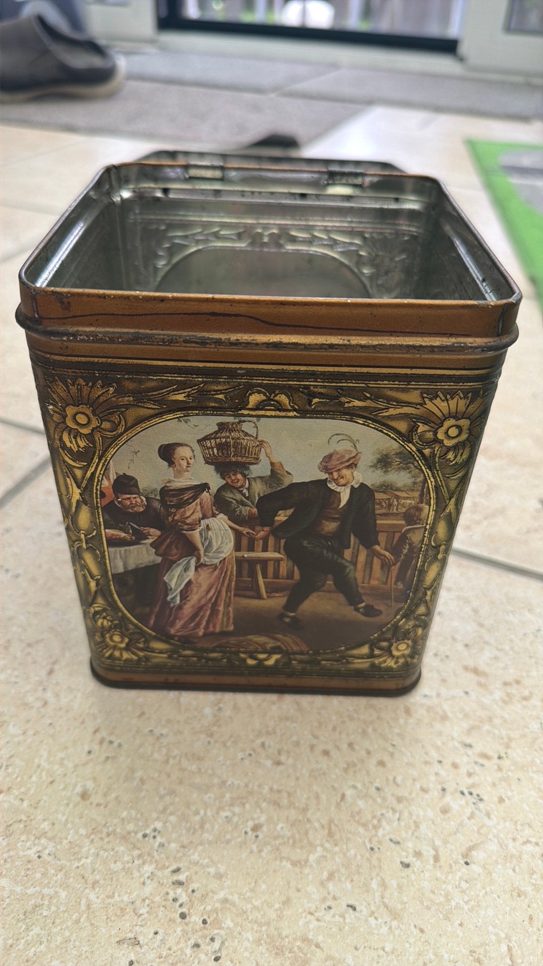 Blikken doos Demaret, Collections, Boîte en métal, Enlèvement ou Envoi, Utilisé