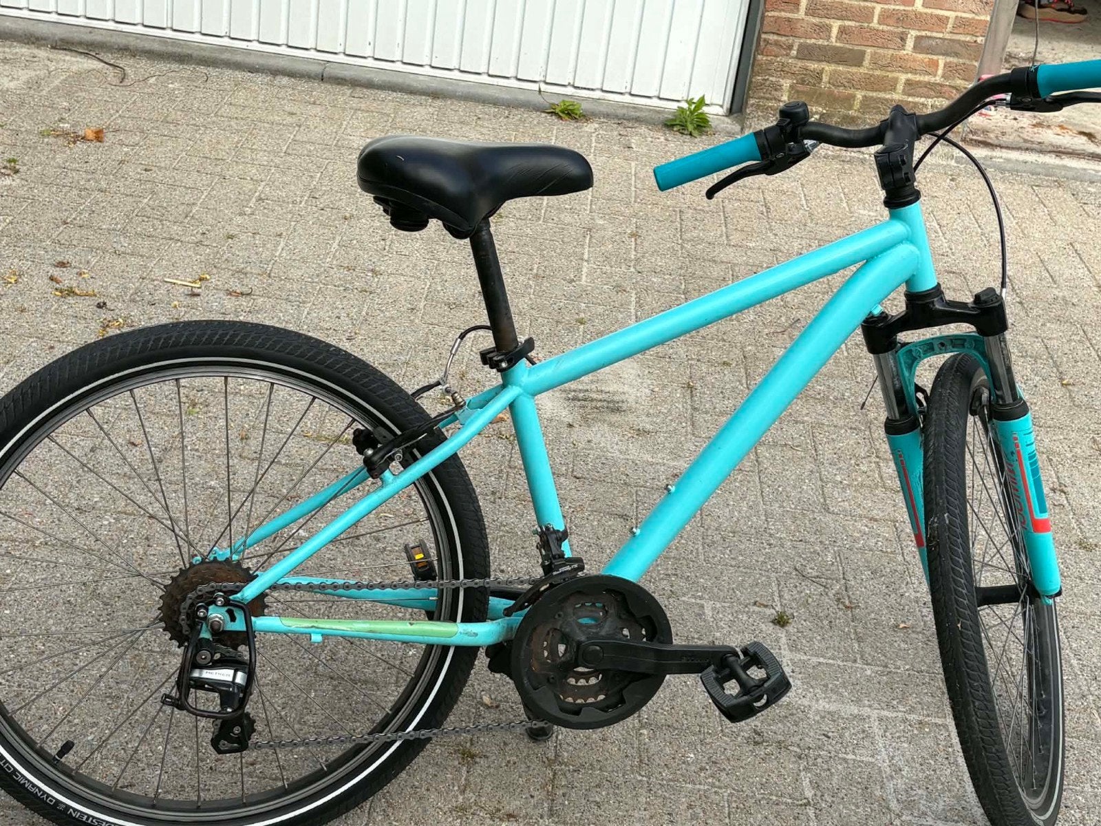 jongensfiets 24", Ophalen, Velgrem, Handrem, Gebruikt