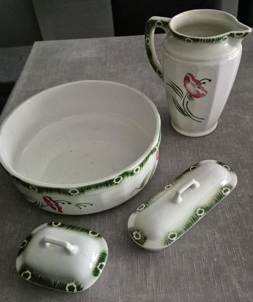 Lavabo set, Antiek en Kunst, Antiek | Keramiek en Aardewerk, Ophalen