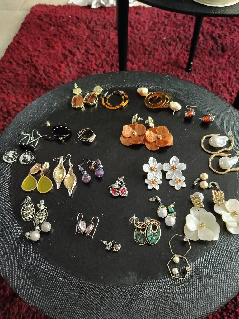 Oorbellen, Ophalen, Overige materialen, Gebruikt, Overige kleuren